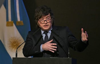 El presidente de Argentina, Javier Milei.