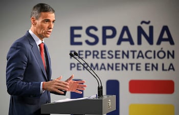 Pedro Sánchez, jefe de Gobierno de España.