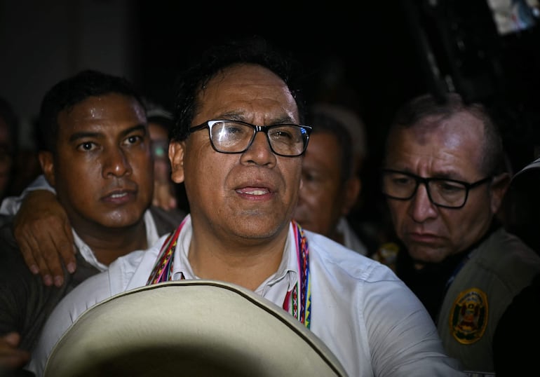 Roberto Sánchez, candidato presidencial de Perú.