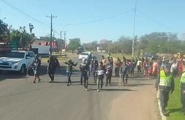 Los manifestantes están concentrados en la rotonda de la Calle 6.000 desde el jueves de esta semana