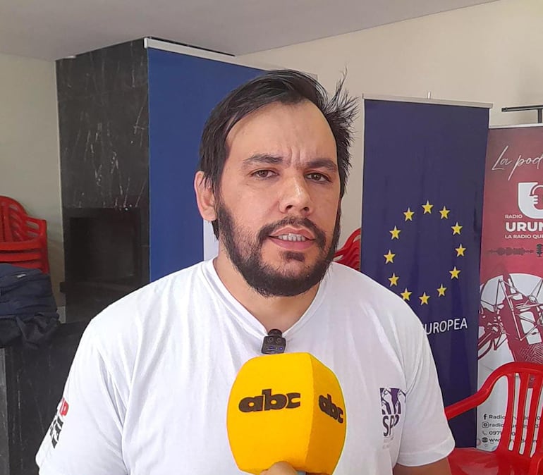 Luis Acosta, Secretario General del Sindicato de Periodistas del Paraguay (SPP), Regional Amambay.