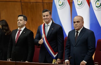 A tres años de la gestión de Santiago Peña EFE/ Juan Pablo Pino