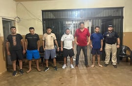 César Antonio Roa, Aldo Ramón Martínez Pinto, Carlos César Vigo, Diosnel Benítez Centurión, Wilson Osmar Garcete Ávalos y César Ramón Paredes fueron trasladados a la Penitenciaría Regional de Misiones.