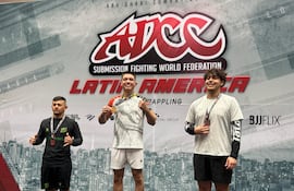David Amaral de la Academia de Jiu-Jitsu del Centro Social y Deportivo Área 1 de Ciudad del Este conquistó la medalla de oro.