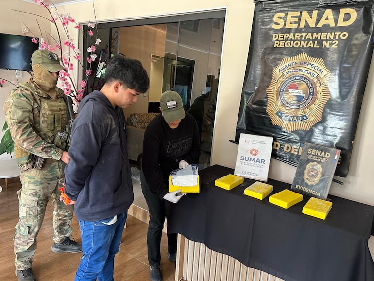 Atrapan a presunto logístico narco con 5 kilos de cocaína en Hernandarias - Policiales