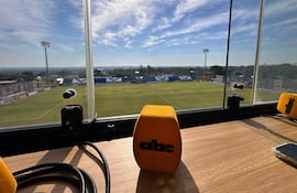 Vista del estadio Ameliano Villeta en la previa del partido Sportivo Ameliano vs. Cerro Porteño.