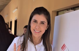 La gobernadora de Paraguarí, Norma Zárate.