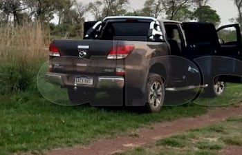 camioneta del exvicepresidente Oscar Denis secuestrado por el epp