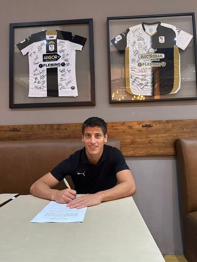 Ronal Iván Domínguez Colmán (31 años), versátil futbolista que continuará en Tacuary por una temporada más.