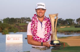 Jordan Gumberg (30 años), ganador del DP World Tour de Hainan, China.