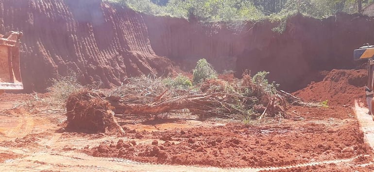 Paso Yobai: Fiscalía investiga supuesta excavación irregular de cinco hectáreas.