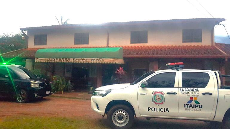 El robo agravado ocurrió en el interior de la despensa de la compañía Ybaroty, en La Colmena.