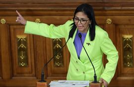 La presidenta encargada de Venezuela, Delcy Rodríguez