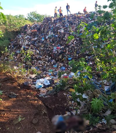 El cuerpo sin vida fue encontrado esta mañana por los recicladores.