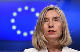 Federica Mogherini, Exjefa de la diplomacia de la UE.