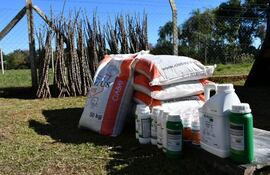 Entregan insumos para la producción mecanizada de mandioca y maíz en el departamento de Misiones.