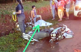 Motociclista murió en colisión frontal en Capitán Miranda