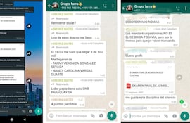 Estas son algunas de las capturas de pantalla que recorrieron las redes sociales con respecto al presunto fraude.