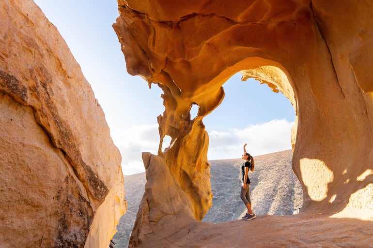 Arco de las Penitas, isla de Fuerteventura, España.