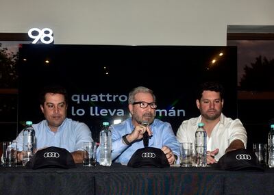 Directivos de Diesa y Audi presentaron el evento.