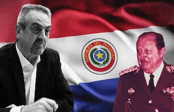 Yamil Esgaib plantea volver a utilizar la bandera con el escudo que introdujo el dictador Alfredo Stroessner.