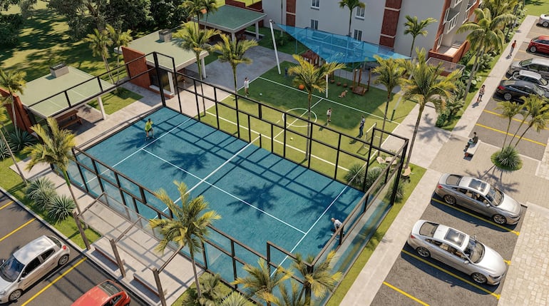 Altavida Norte tendrá varias canchas para la práctica diaria de deportes.