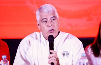 Arnoldo Wiens, exministro de Obras y precandidato presidencial por el Partido Colorado.