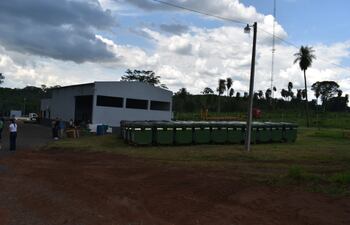 Planta de procesamiento de residuos sólidos.