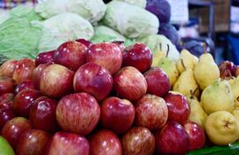 Frutas y verduras para mantener un cuerpo sano.