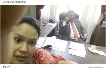 Fátima Brunaga y su hermano, el diputado cartista Christian Brunaga.