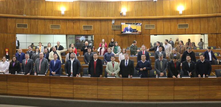 Parte de los diputados electos, periodo 2023 - 2028.