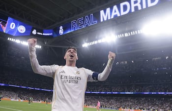 El uruguayo Federico Valverde (27 años) anotó los tres goles con los que Real Madrid derrotó a Manchester City en la capital española.