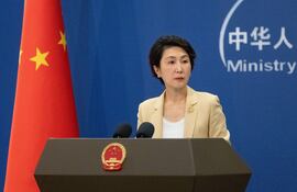 Mao Ning, portavoz del Ministerio de Exteriores de China.
