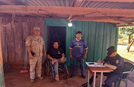 La denuncia fue formalizada esta mañana por agentes policiales de Comisaría N° 14 de Mbaracayú.