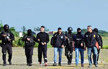 Sebastián Marset el día de su captura y expulsión de Bolivia