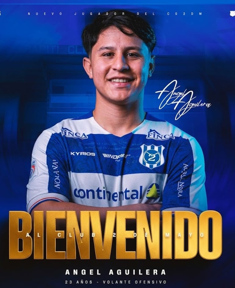 Ángel Aguilera, nueva incorporación del Sportivo 2 de Mayo.