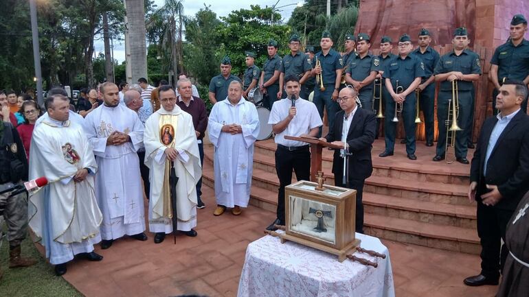 Reliquia de San Francisco posiciona a Caazapá como punto de peregrinación