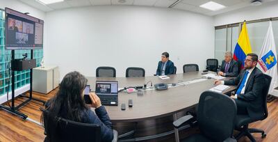 Fiscalía COlombia Marcelo Pecci reunión