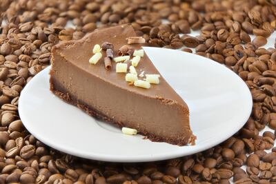 Cheesecake de chocolate y café sin horno.