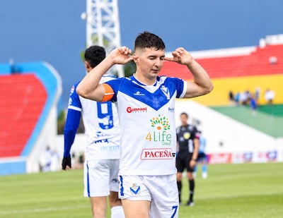 Alex Albino Cáceres, capitán y figura goleadora del GV San José de Bolivia.