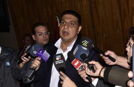 Hugo Meza, diputado por el Partido Colorado.