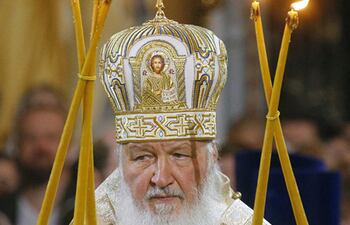 El patriarca de la Iglesia Ortodoxa Rusa, Kiril. (archivo)