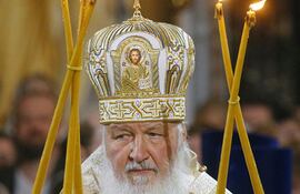 El patriarca de la Iglesia Ortodoxa Rusa, Kiril. (archivo)