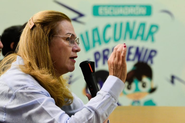 María Teresa Barán, ministra de Salud de Paraguay.