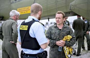 Peter Madsen, con el mameluco camuflado, en su foto de archivo.