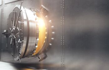 Caja fuerte de un banco