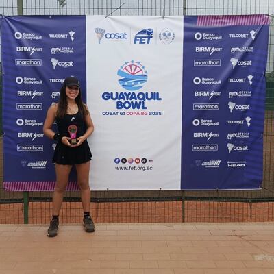 Vale Santander (15 años), con su tercer título Cosat.