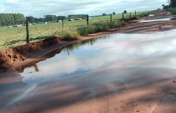 Los caminos rurales de las distintas localidades se encuentran intransitables por la falta de mantenimiento