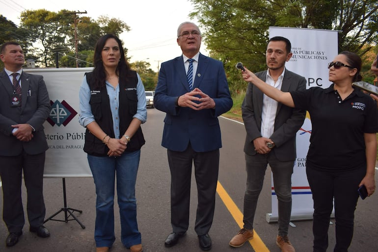 Pese al pedido del fiscal Emiliano Rolón a la ministra del MOPC, solo se eliminó una lomada en Paraguarí.