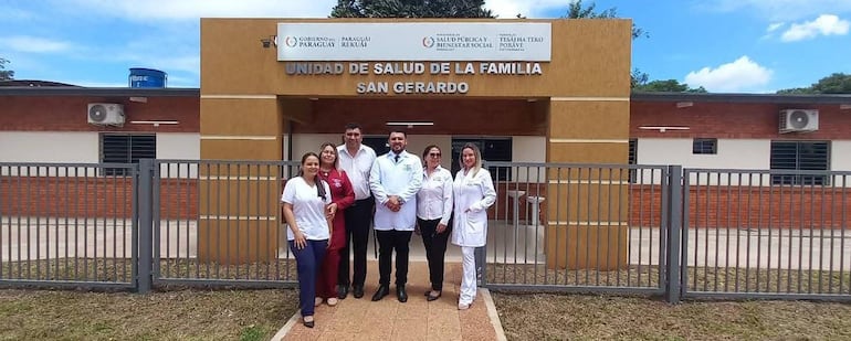 Uno de los puestos de salud inaugurados en Pedro Juan Caballero.